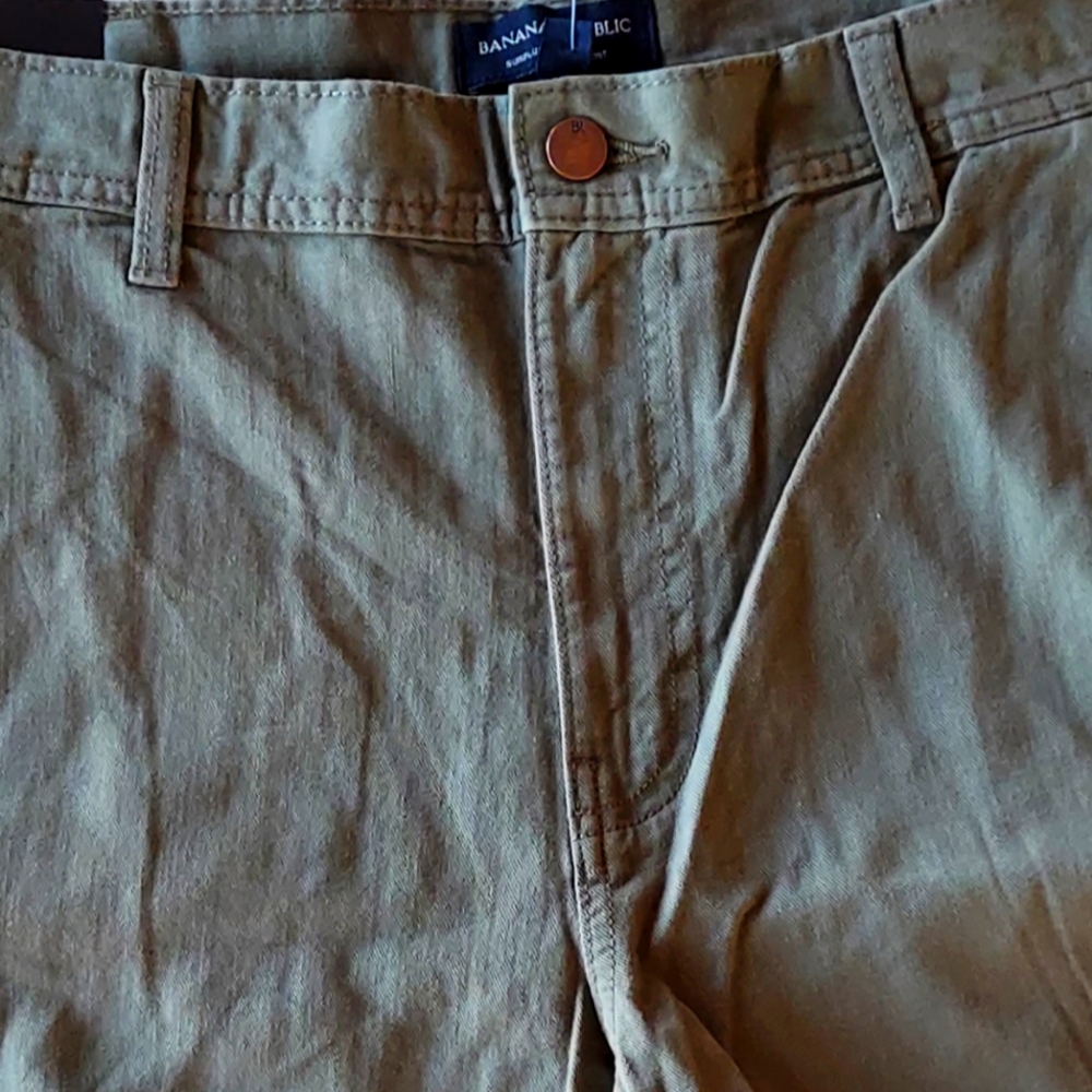 Banana Republic Men's Surplus Twill Short New Size 36" - Picture 2 of 2